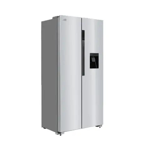 Syinix 460L Side-by-Side Inverter Refrigerator (Touch Display, Water Dispenser)